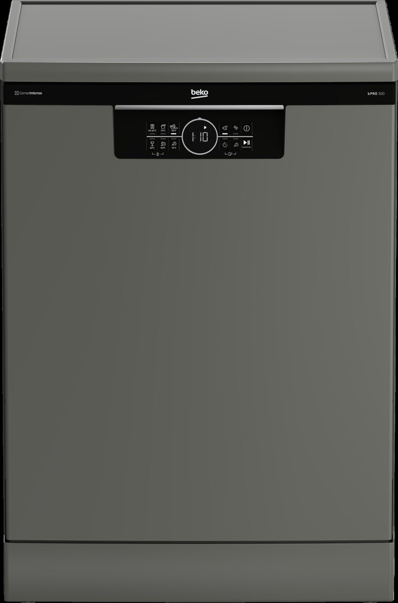 Lave-vaisselle pose libre Beko BDFN26451G bPRO 500 – 14 couverts, 42 dB, Manhattan Grey