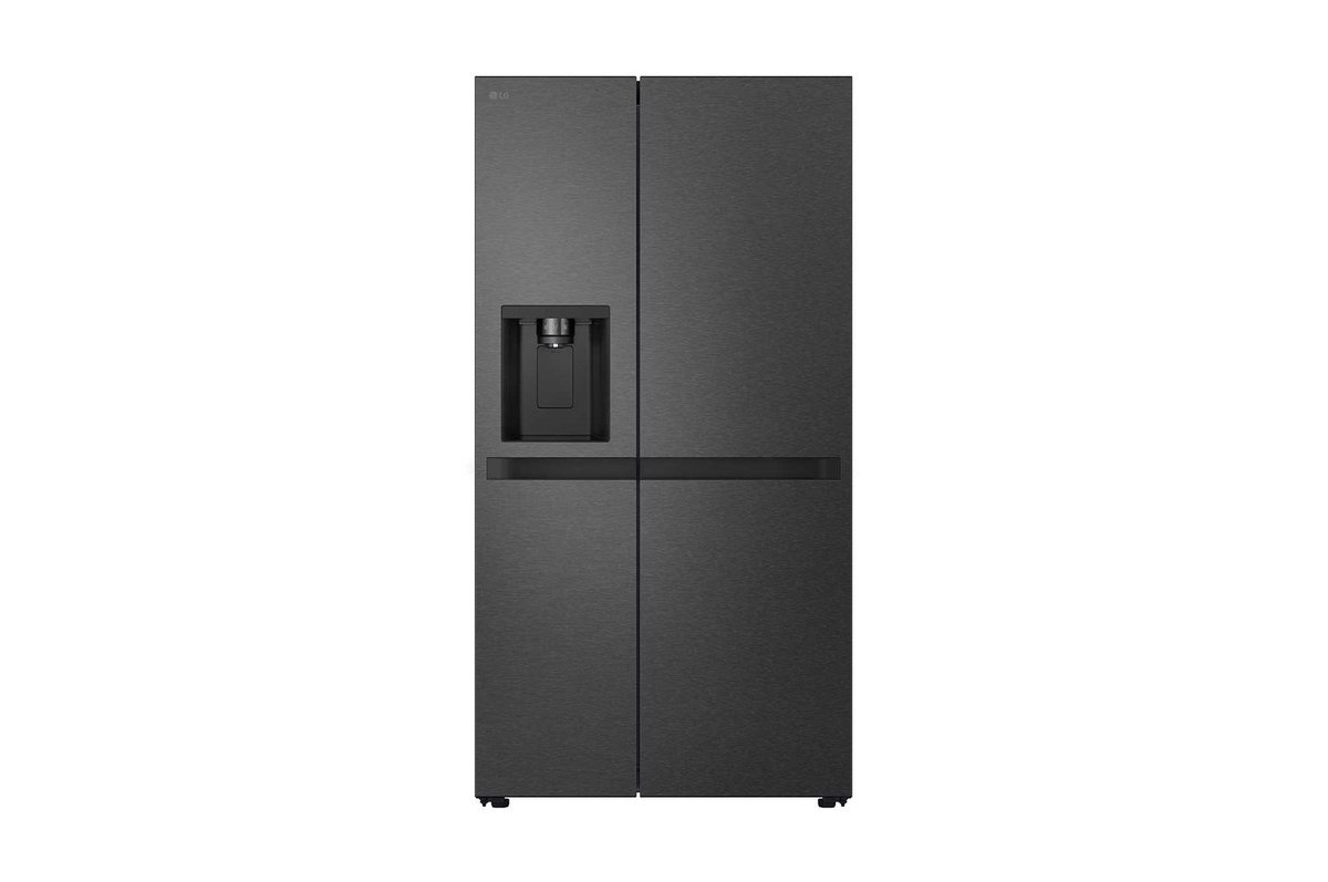 Réfrigérateur américain LG GSLC40EPSE – 638 L, No Frost, distributeur eau/glace, Noir Acier